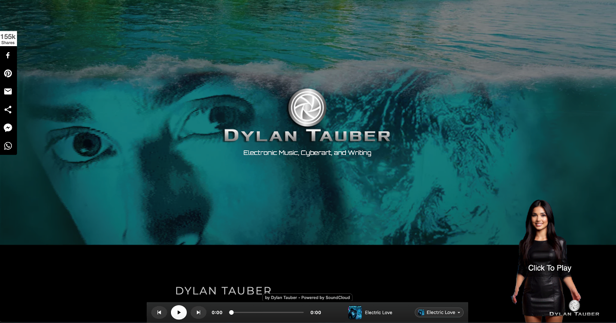 DylanTauber.me website preview