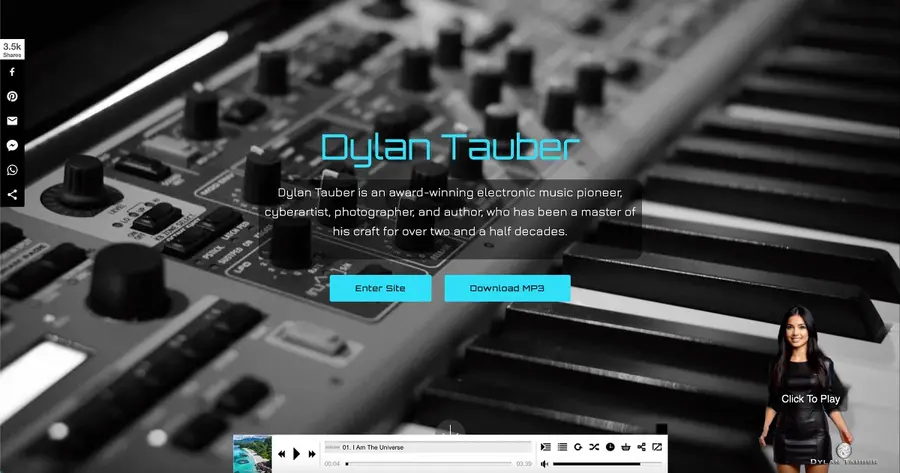 TranscendentalElectronic.com website preview
